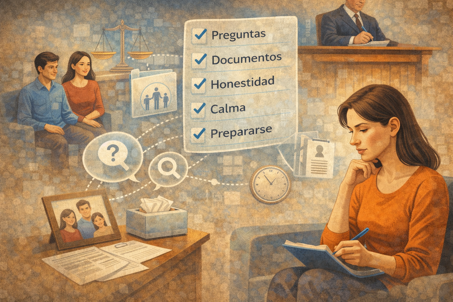 Cómo prepararte para una evaluación psicológica en tribunal