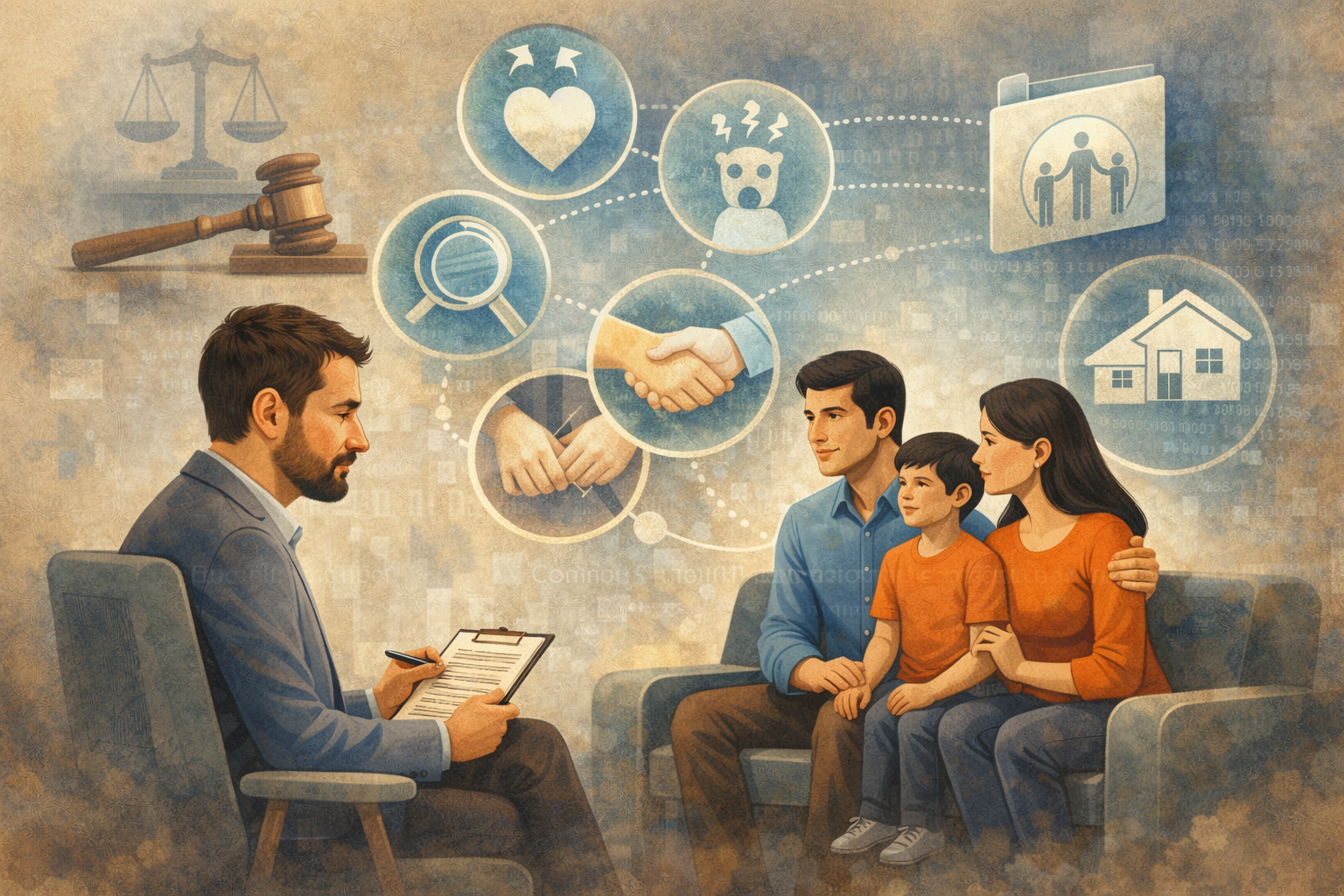 ¿Qué evalúa un psicólogo en un tribunal de familia en Chile?