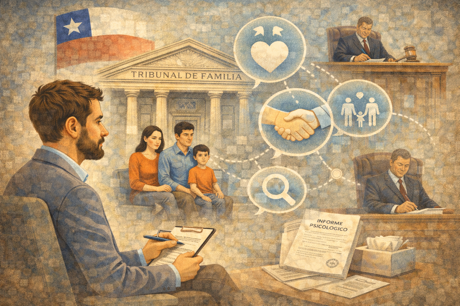 Rol del psicólogo en tribunales de familia en Chile